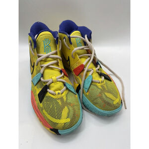 Nike Kyrie 7 GS World 1 People Size 6.5Y Yellow Colorful 2021 CT4080-700
